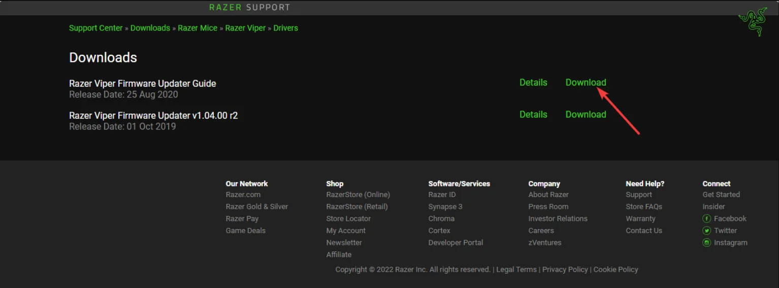 20182 mouse driver installation steps