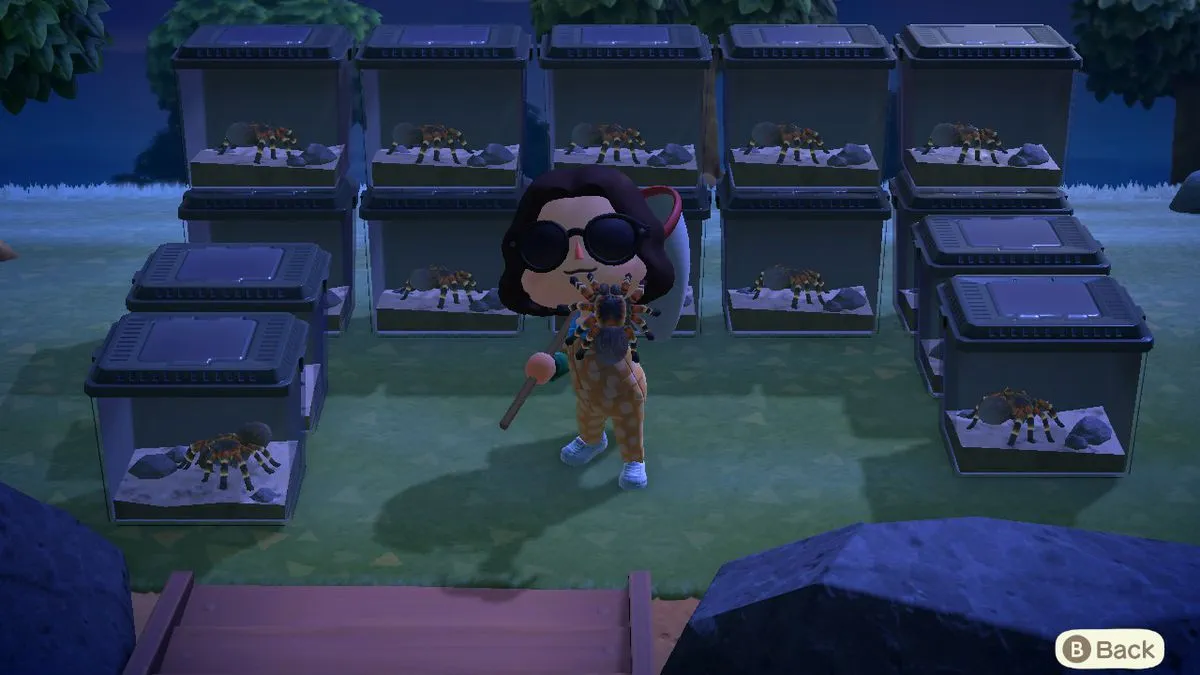 20364 acnh tarantula attack