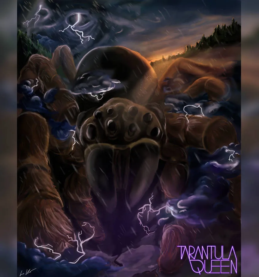 20365 tarantula queen feeding